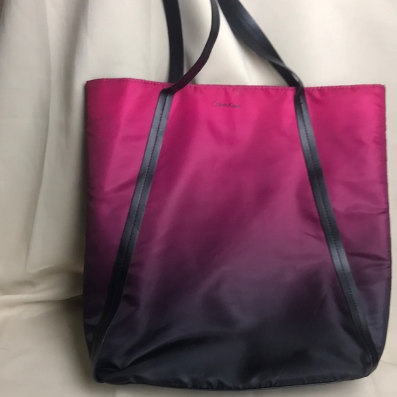 Calvin Klein pink black hombre shoulder bag - Picture 1 of 9